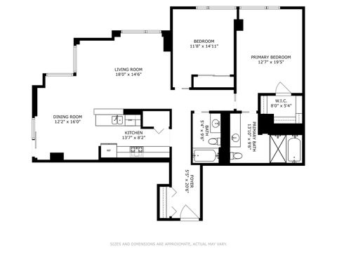 Tiny photo for 1160 S Michigan Avenue #1105, Chicago, IL 60605 (MLS # 12422805)