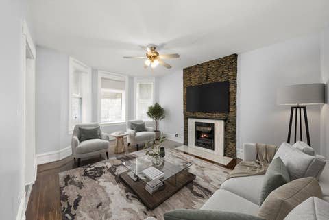 Tiny photo for 7409 S Eggleston Avenue, Chicago, IL 60621 (MLS # 12726836)