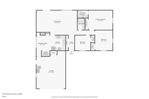 Tiny photo for 1071 Almond Drive, Aurora, IL 60506 (MLS # 12523660)