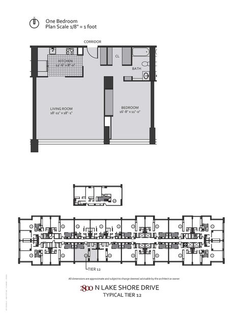 Tiny photo for 2800 N Lake Shore Drive #712, Chicago, IL 60657 (MLS # 12512064)