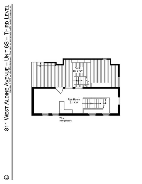 Tiny photo for 811 W Aldine Avenue #6S, Chicago, IL 60657 (MLS # 12736042)