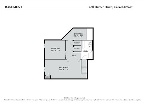Tiny photo for 450 Hunter Drive, Carol Stream, IL 60188 (MLS # 12588937)