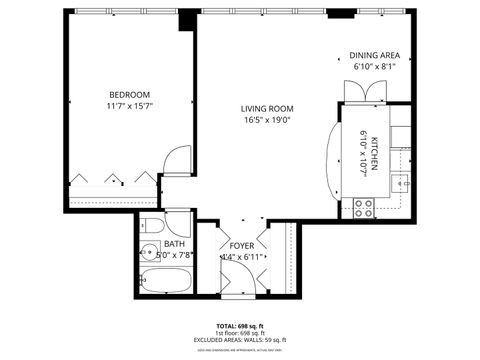 Tiny photo for 655 W Irving Park Road #2403, Chicago, IL 60613 (MLS # 12524785)