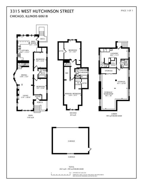 Tiny photo for 3315 W HUTCHINSON Street, Chicago, IL 60618 (MLS # 12662753)