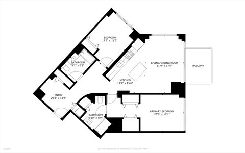 Tiny photo for 1600 S Indiana Avenue #1708, Chicago, IL 60616 (MLS # 12560608)