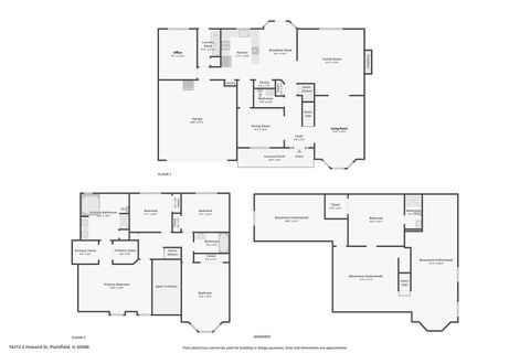 Tiny photo for 16212 S Howard Street, Plainfield, IL 60586 (MLS # 12621457)