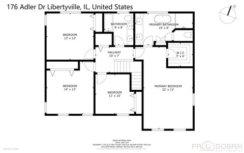 Tiny photo for 176 Adler Drive, Libertyville, IL 60048 (MLS # 12760362)