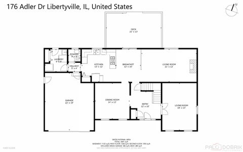 Tiny photo for 176 Adler Drive, Libertyville, IL 60048 (MLS # 12760362)