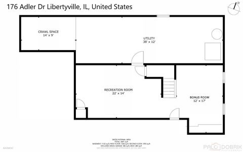 Tiny photo for 176 Adler Drive, Libertyville, IL 60048 (MLS # 12760362)