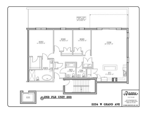 Tiny photo for 2234 W Grand Avenue #203, Chicago, IL 60612 (MLS # 12522365)