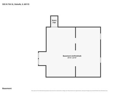 Tiny photo for 555 N 7th Street, DeKalb, IL 60115 (MLS # 12768862)