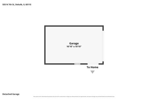 Tiny photo for 555 N 7th Street, DeKalb, IL 60115 (MLS # 12768862)