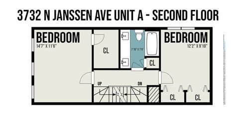Tiny photo for 3732 N Janssen Avenue #A, Chicago, IL 60613 (MLS # 12452055)