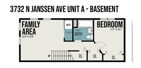 Tiny photo for 3732 N Janssen Avenue #A, Chicago, IL 60613 (MLS # 12452055)