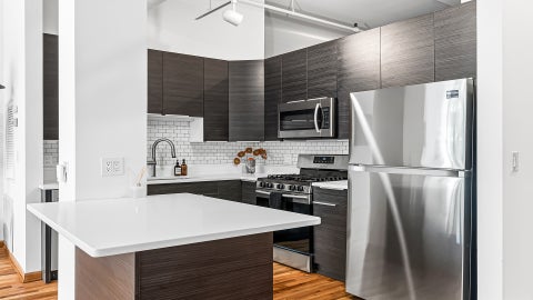 Tiny photo for 809 N Racine Avenue #204, Chicago, IL 60642 (MLS # 12679817)