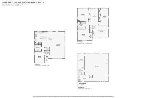 Tiny photo for 9043 Bartlett Avenue, Brookfield, IL 60513 (MLS # 12774140)