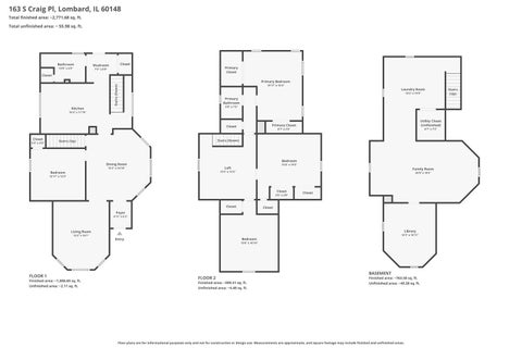 Tiny photo for 163 S Craig Place, Lombard, IL 60148 (MLS # 12698201)
