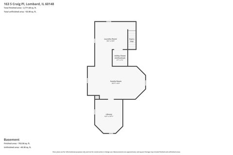 Tiny photo for 163 S Craig Place, Lombard, IL 60148 (MLS # 12698201)