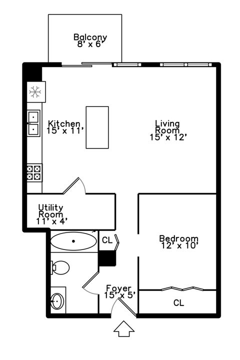 Tiny photo for 833 W 15TH Place #514, Chicago, IL 60608 (MLS # 12541828)