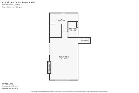 Tiny photo for 6151 Victoria Drive, Oak Forest, IL 60452 (MLS # 12736602)