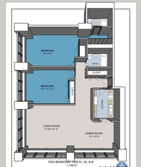 Tiny photo for 655 W IRVING PARK Road #510, Chicago, IL 60613 (MLS # 12562058)