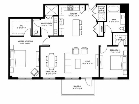 Tiny photo for 1701 W Webster Avenue #602, Chicago, IL 60614 (MLS # 12750536)
