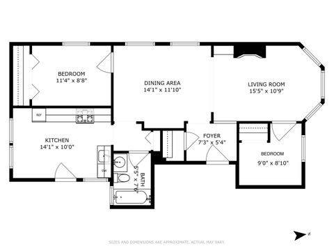 Tiny photo for 1443 W WAVELAND Avenue #1, Chicago, IL 60613 (MLS # 12298258)