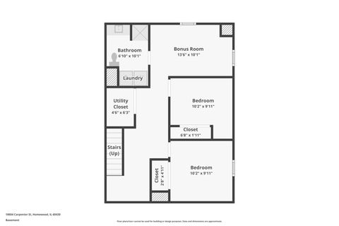 Tiny photo for 18604 Carpenter Street, Homewood, IL 60430 (MLS # 12609815)