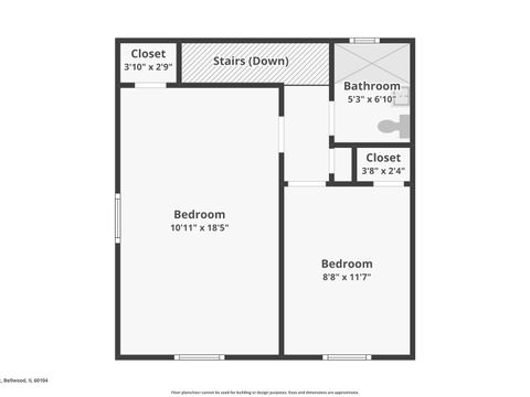 Tiny photo for 4208 Oak Street, Bellwood, IL 60104 (MLS # 12536521)