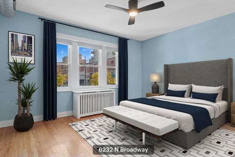 Tiny photo for 6232 N Broadway Street #2, Chicago, IL 60660 (MLS # 12545405)