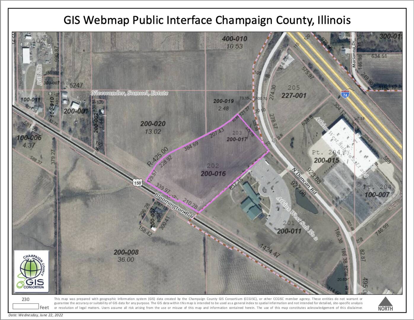 LOT 202 of Atkins West - Bloomington Road