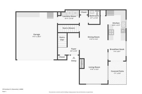 Tiny photo for 310 Sundown Court #F, Wauconda, IL 60084 (MLS # 12740292)