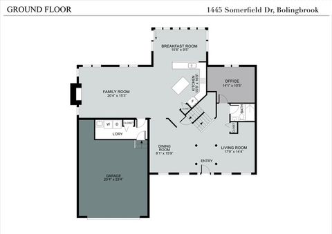 Tiny photo for 1445 SOMERFIELD Drive, Bolingbrook, IL 60490 (MLS # 12551920)