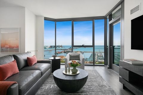 Tiny photo for 211 N Harbor Drive #3808, Chicago, IL 60601 (MLS # 12587689)