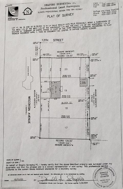 Tiny photo for 1305 S Wisconsin Avenue, Lombard, IL 60148 (MLS # 12511249)