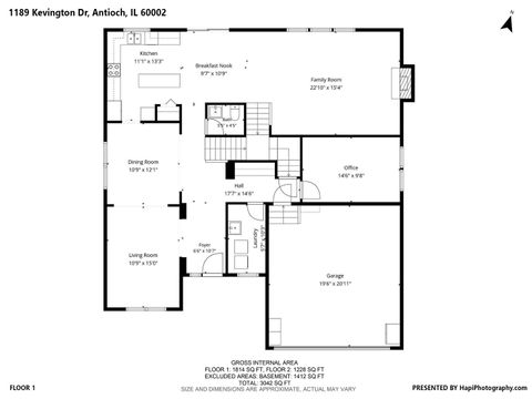 Tiny photo for 1189 Kevington Drive, Antioch, IL 60002 (MLS # 12699354)