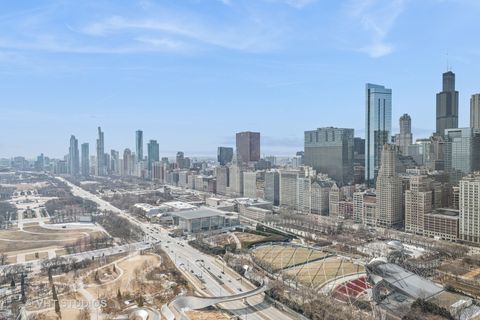 Tiny photo for 340 E RANDOLPH Street #3505, Chicago, IL 60601 (MLS # 12479181)