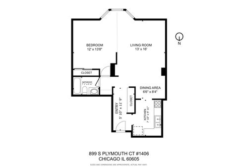 Tiny photo for 899 S PLYMOUTH Court #1406, Chicago, IL 60605 (MLS # 12526712)