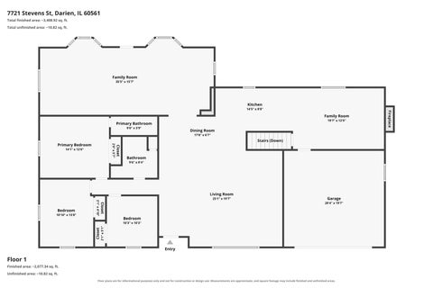 Tiny photo for 7721 Stevens Street, Darien, IL 60561 (MLS # 12743051)