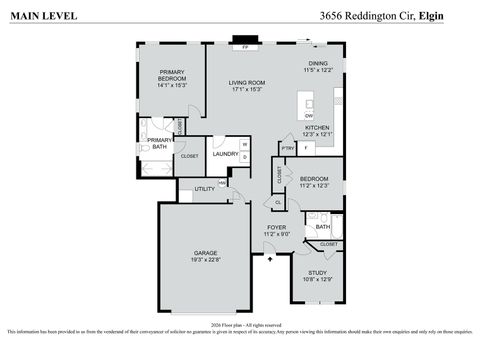 Tiny photo for 3656 Reddington Circle, Elgin, IL 60124 (MLS # 12570609)