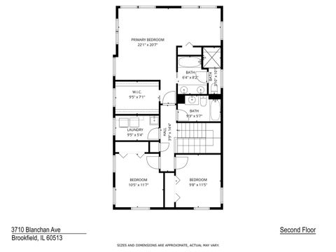 Tiny photo for 3710 Blanchan Avenue, Brookfield, IL 60513 (MLS # 12519420)