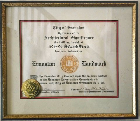 Tiny photo for 1106 Seward Street #1W, Evanston, IL 60202 (MLS # 12542115)