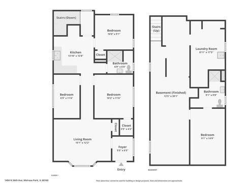 Tiny photo for 1404 N 36th Avenue, Melrose Park, IL 60160 (MLS # 12581985)