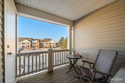 Tiny photo for 236 Bertram Drive #O, Yorkville, IL 60560 (MLS # 12555638)