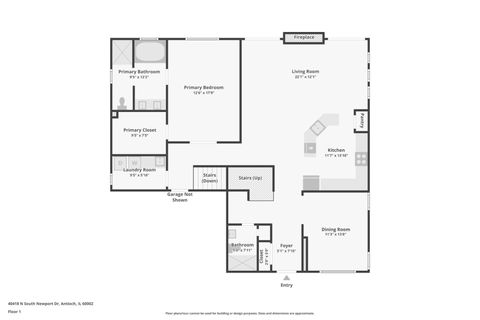 Tiny photo for 40418 N South Newport Drive, Antioch, IL 60002 (MLS # 12504498)