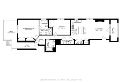Tiny photo for 4417 S Calumet Avenue #2S, Chicago, IL 60653 (MLS # 12722152)