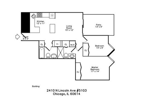 Tiny photo for 2140 N LINCOLN Avenue #5103, Chicago, IL 60614 (MLS # 12763308)