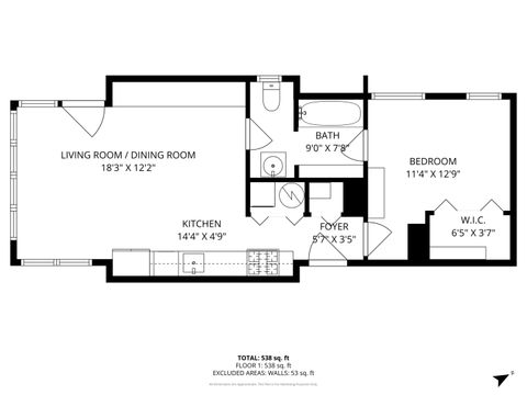 Tiny photo for 1740 W Foster Avenue #3F, Chicago, IL 60640 (MLS # 12571567)