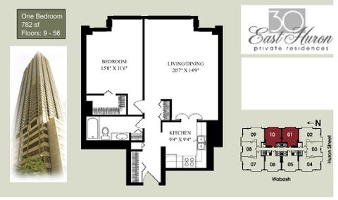 Tiny photo for 30 E Huron Street #2510, Chicago, IL 60611 (MLS # 12782714)