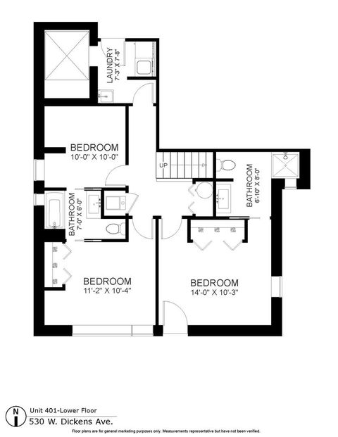 Tiny photo for 530 W Dickens Avenue #401, Chicago, IL 60614 (MLS # 12611012)